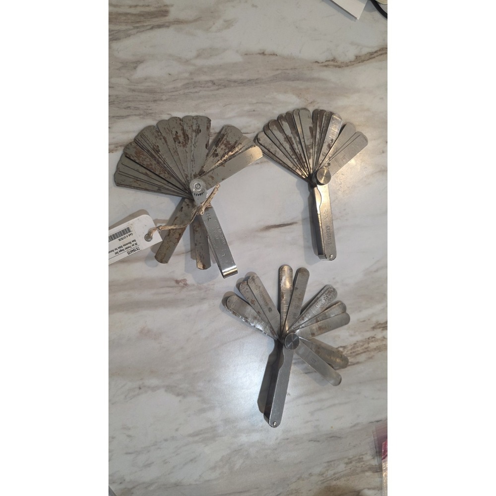 Starrett Reading Thickness Gage with Leaves Stainless Steel - 66B and others